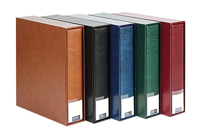 LINDNER Das Original Set PUBLICA M: Raccoglitore 3530 con Custodia di pezione 3531 Blu