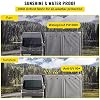 VEVOR Car Awning Room Accessory, Fit 8.2' x 8.2', 300D Oxford Car Awning Camping Tent with PVC Floor, Heavy Duty Extend Shelter for Car Awning SUV Tent Camper Van Overland Gear, Grey, Room Only