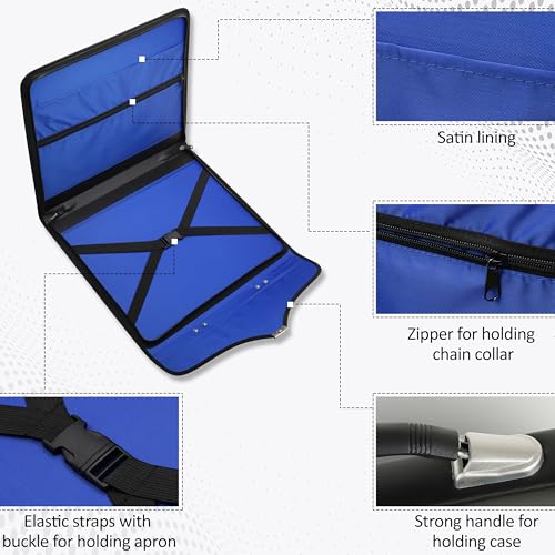 SialkotCrafts Masonic Embroidered Square And Compass Master Mason Apron Case - Blue Lodge MM/WM Provincial Size 16 Inches x 18 Inches With Free Embroidered Cotton Gloves(Premium Regalia)4