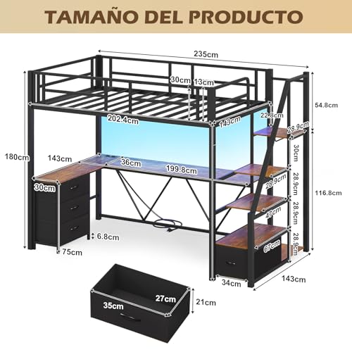 Opiniones de Litera Matrimonial E Individual Coppel - los más vendidos. 3 Imagen adicional