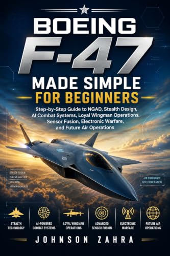 Boeing F-47 Made Simple for Beginners: Step-by-Step Guide to NGAD, Stealth Design, AI Combat Systems, Loyal Wingman Operations, Sensor Fusion, Electronic Warfare, and Future Air Operations