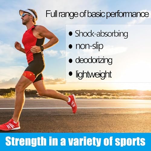 Image of Shoe Insoles, Comfort Thin Lightweight Shock Absorption and Cushion Shoe Insole, Best Insoles for Men and Women for Everyday Use