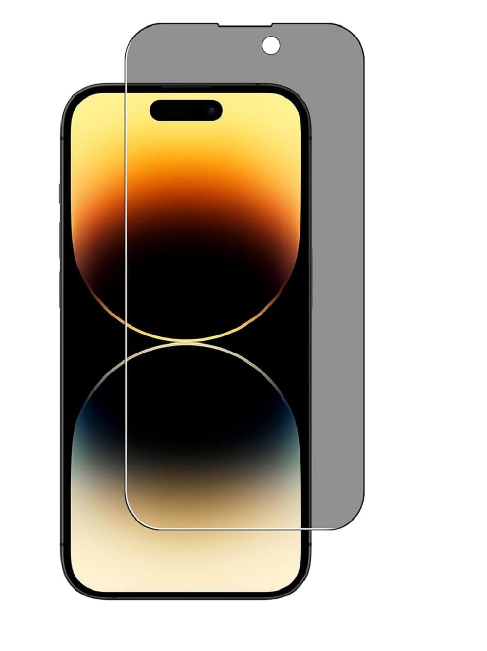 fabe keefabe keePrivacy Tempered Glass Screen Protector Compatible for i Phone 15 Plus (6.7 Inches) with Edge to Edge Coverage and Easy Installation kit