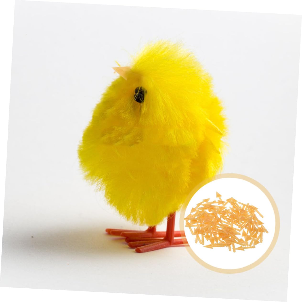 EXCEART 140 Stück Fake Hühner Schnäbel - Kunststoff Mund Für Kinder Basteln | DIY Handwerk