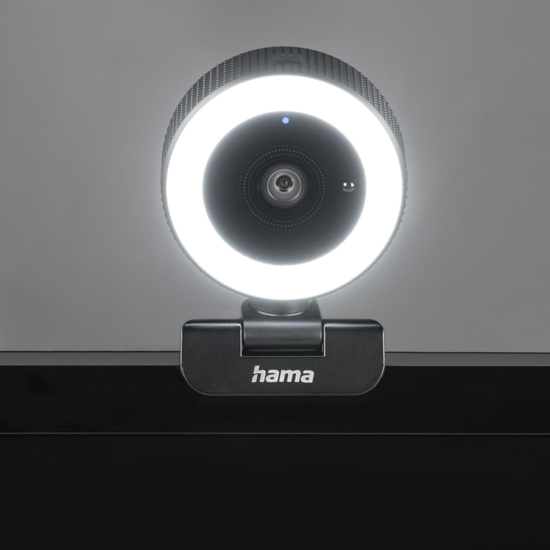 Hama C-850 Pro Webcam PC - Qualité Vidéo QHD 2K 1440p, Microphone Intégré, Cache Lentille, Filetage 1/4, Auto Focus, USB C - Convient pour Les Appels Vidéos et Le Streaming - Noir