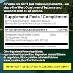 VORST Pomegranate Extract 3 X 120 Gélules véganes (en anglais seulement) Antioxydants Source d'antioxydants & Acide ellagique , Supplément à l'oxyde nitrique , Pilules de poudre 3 Bouteilles