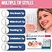 Refillable Cuticle Oil Pen – 5 Pack Empty Nail & Hair Oil Applicator Pens with Brush Tip, Reusable Beauty Pens for Hair, Lip Gloss & Essential Oils – Includes Push Sticks