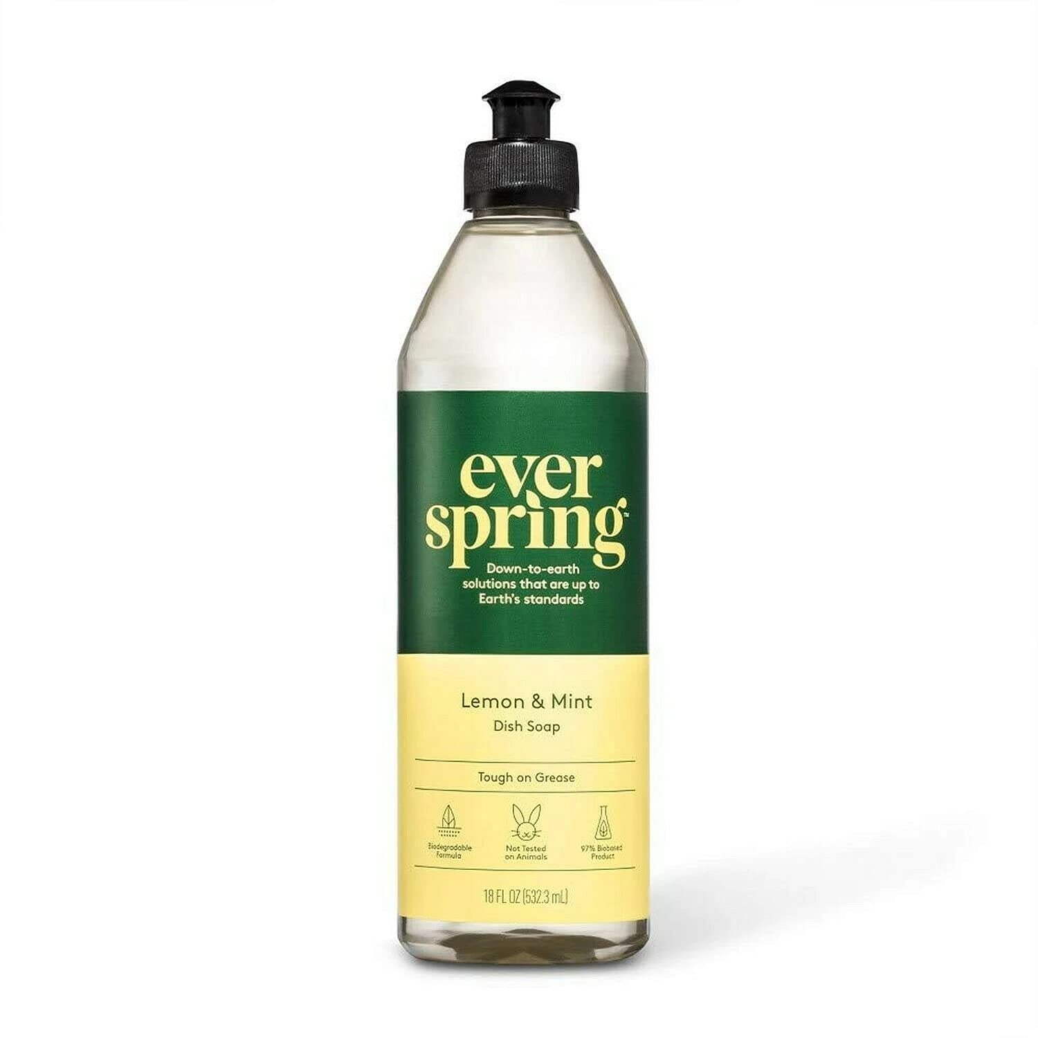 Everspring Lemon & Mint Dish Soap - Image 1