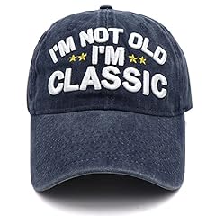 I'm Not Old I'm Classic-navy Blue Washed