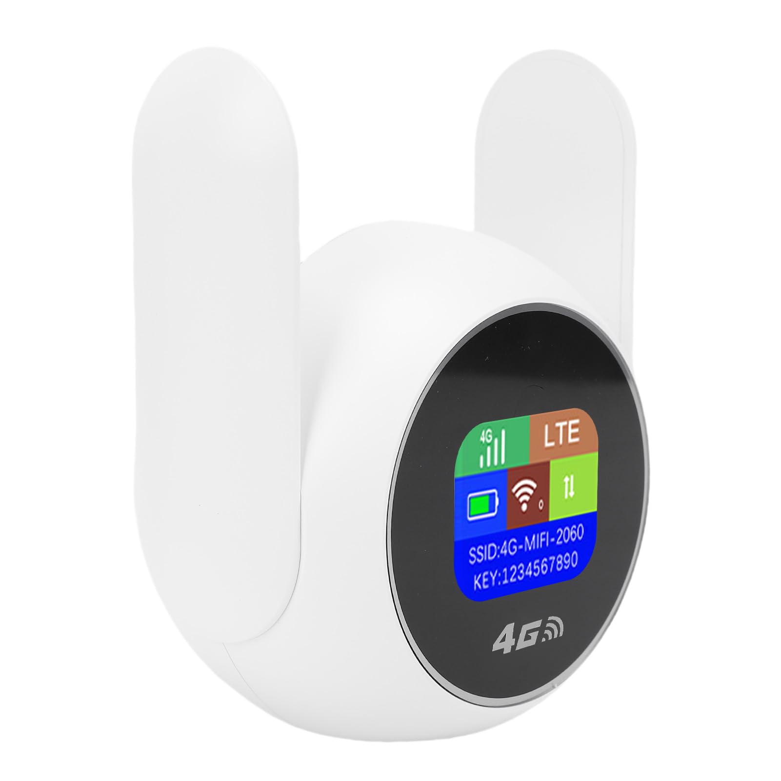 Gugxiom Router Wi-Fi 6 Mobilny Router Wi-Fi 300 Mbps 4G LTE, Internetowy z Gniazdem SIM Typu C, Routery do Bezprzewodowego Internetu Nadaje się do Podróży w Domu 32 Użytkowników