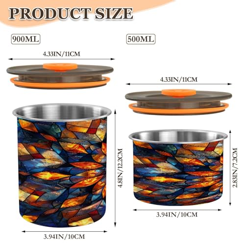 Envase hermético para café acero inoxidable 500 ml miniatura 2