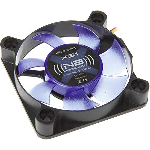 Image of Noiseblocker NB-BlackSilent Fan XS-1 50mm x 10mm Ultra Silent Fan, 3000rpm, 3 pin, 16 dBA, 6.77 CFM