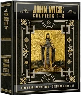 John Wick Chapters 1-3 (Limited Edition Steelbook Set - Stashbook Collection) [4K + Digital]