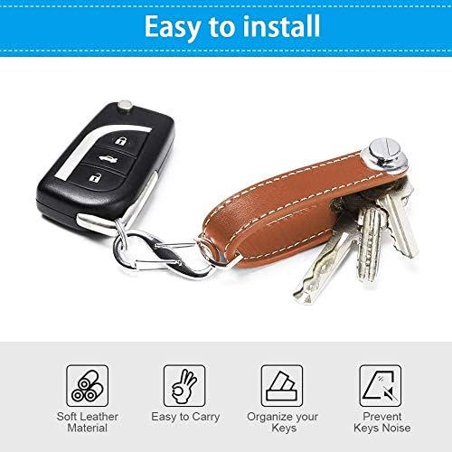 Flintronic Portable Key Organizer - Smart Keychain Holder (10-12 Keys) - Image 5