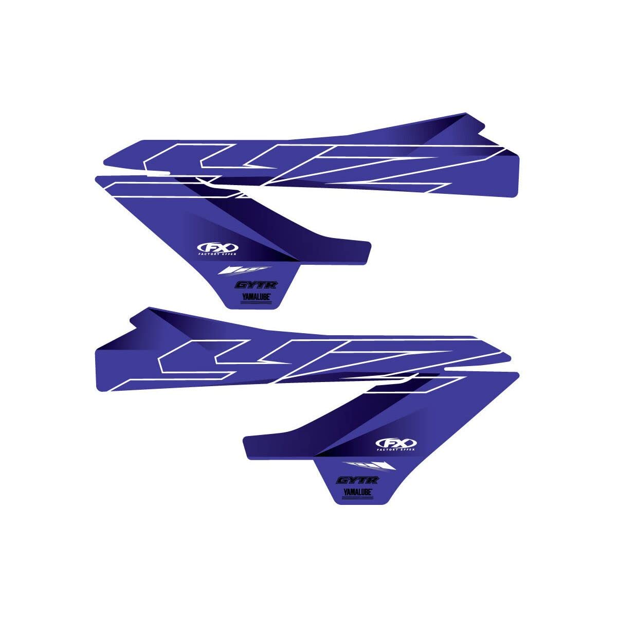 Factory Effex 2021 OEM Graphics Kit For Yamaha YZ125/YZ250 (2015-2021) – Pre-Cut, Scratch-Resistant Vinyl