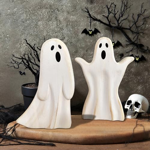 Zrmqh Halloween Ghost Table Decorations Vintage Farmhouse Indoor...
