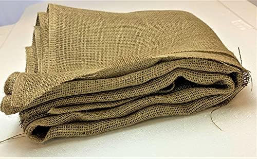 60” Inch X 15 Feet 75 SFT Gardening Burlap Liners, Lose Weave Jute-Burlap for Raised Bed, Seed Cover and Garden Blanket (60 Inch X 15 feet, 60"x15'L)