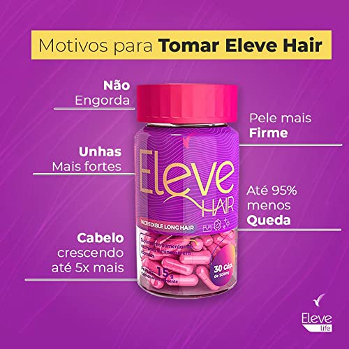 Eleve Hair Crescimento Capilar Acelerado Tratamento 1 Mês