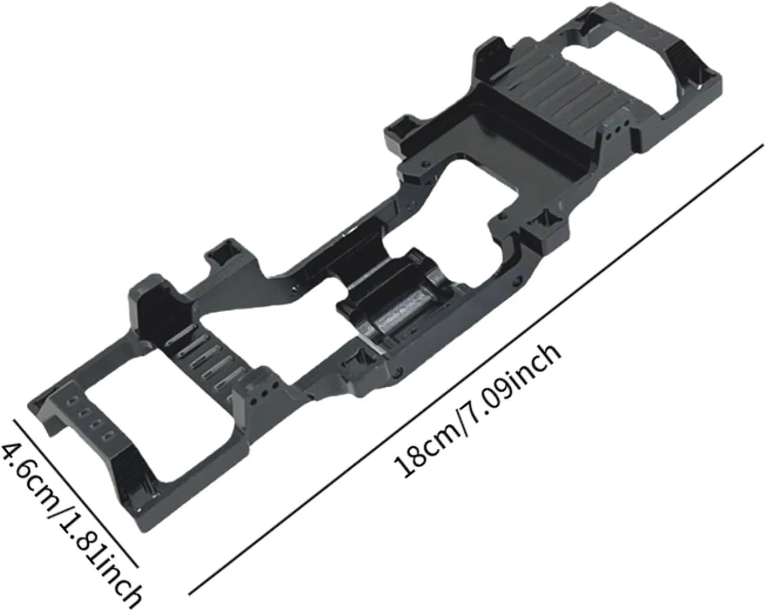 For FCX24 1/24 メタ​​ルシャーシフレームキット RCレーシングカートラッククローラーDIYアップグレードアクセサリー