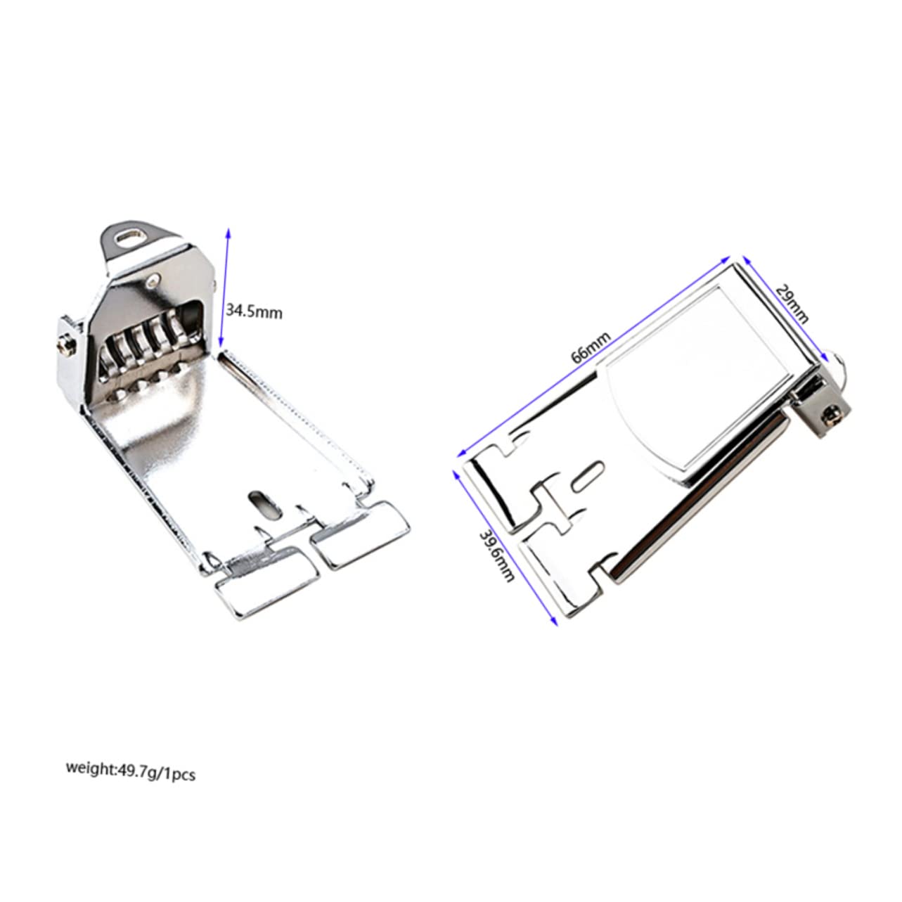HEMOTON 4stücke Banjo Tailpiece Hochwertiger Metall-saitenhalter Für Banjo Mit Glänzender Oberfläche Einfache Installation Langlebige Konstruktion Perfekter Saiten