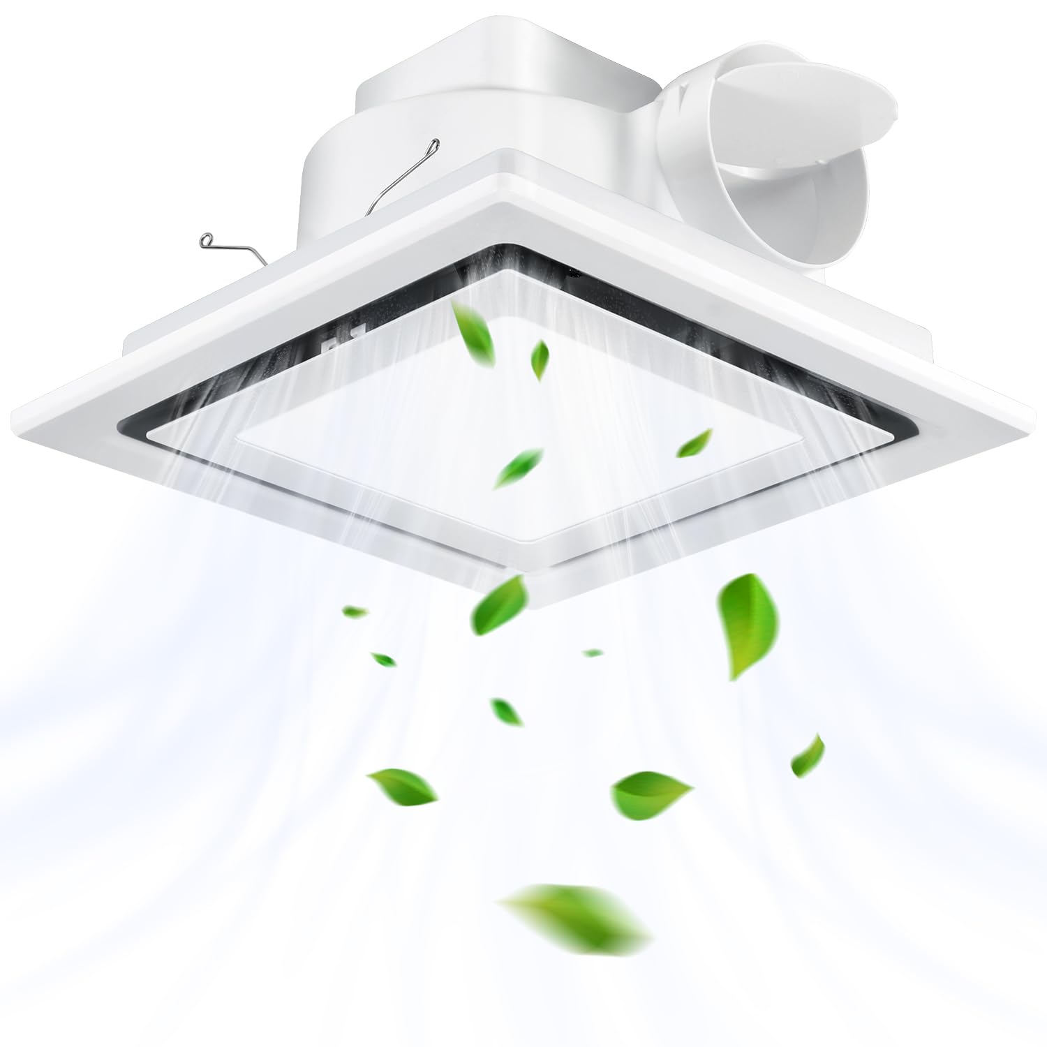 Amazon.com: Kirumie Bathroom Exhaust Fan with Light, 110CFM