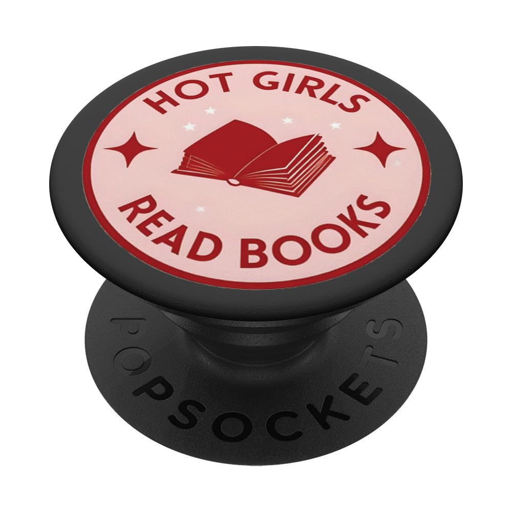 Hot Girls Read Books Reading Book Lover Booktrovert Bookish PopSockets Adhesive PopGrip