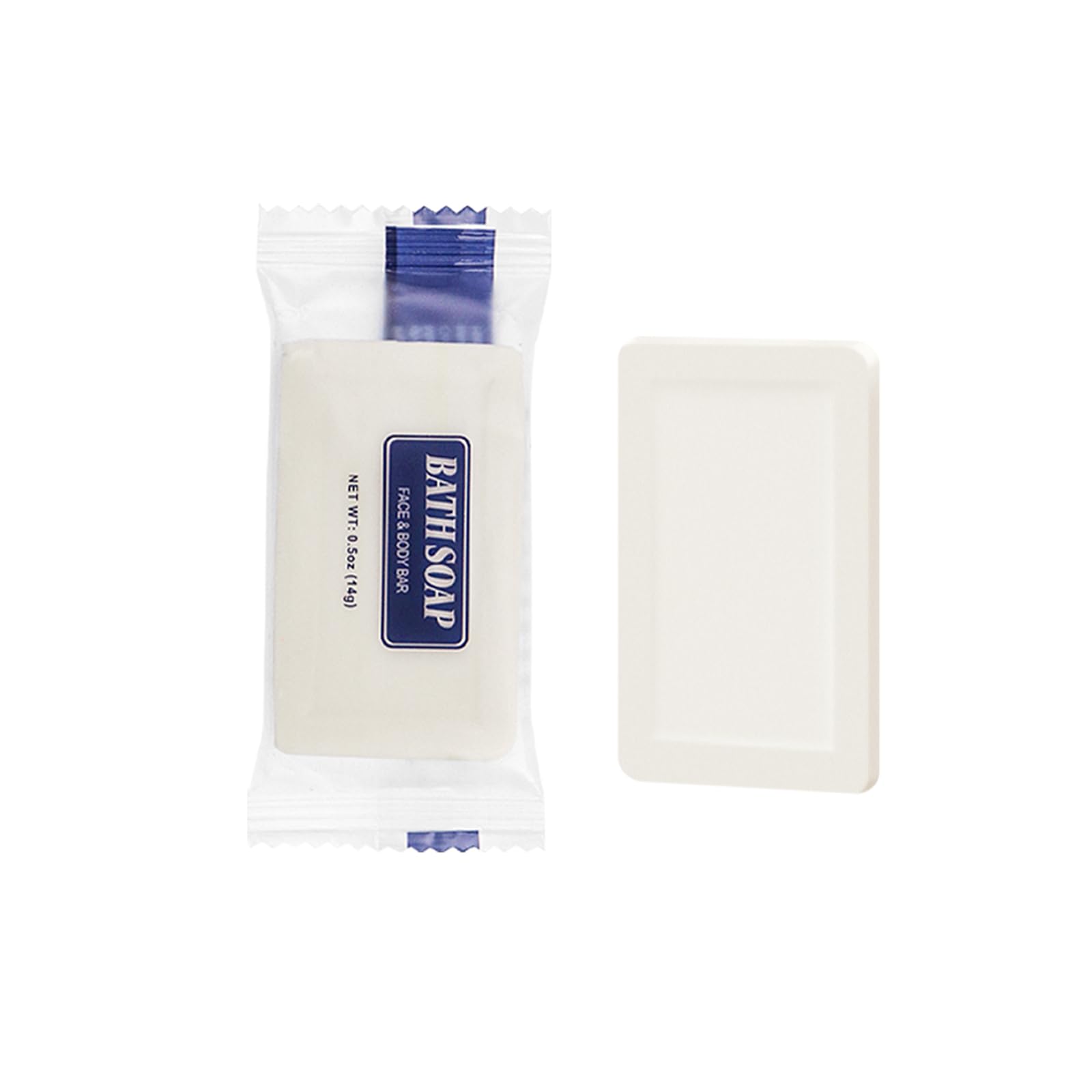 Bulk Bar Sapone, Confezione da 100 mini saponette confezionate singolarmente, 14,2 g sapone da viaggio piccoli saponi da hotel da viaggio per bagno di hotel
