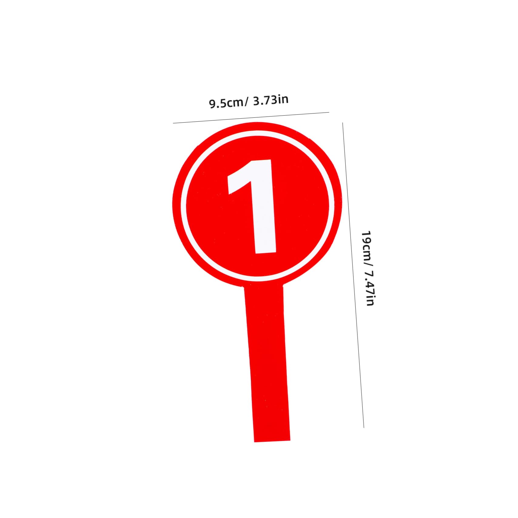 Gogogmee Handheld Score Paddle for Sorority 10pcs Voting Scoreboard Multi-Function Boards Practical Easy Cle