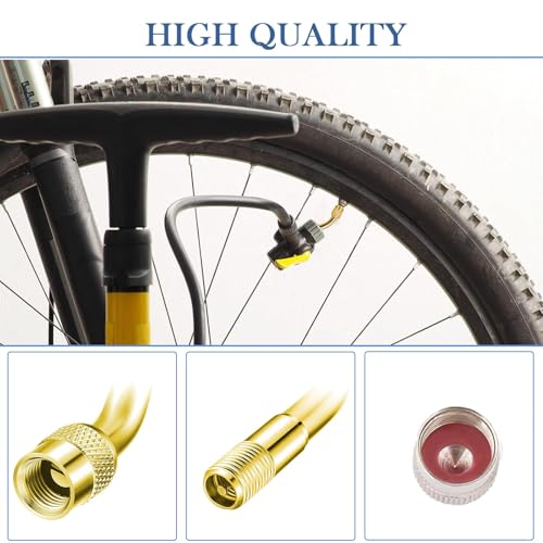 Image of 6 PCS 45 Degree 90 Degree 135 Degree Metal Valve Stem Extenders, Dually Universal Valve Stem Extensions for Wheels Passenger Cars RV Stroller Bicycles Motorcycles Trailer