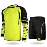 Cómoda KELME Set Stopped Ml Conjunto Equipaciones, Niños, Amarillo flúor, 8