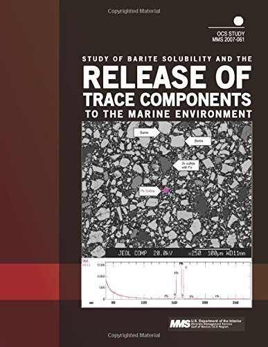 Study of Barite Solubility and the Release of Trace Components to the Marine Environment