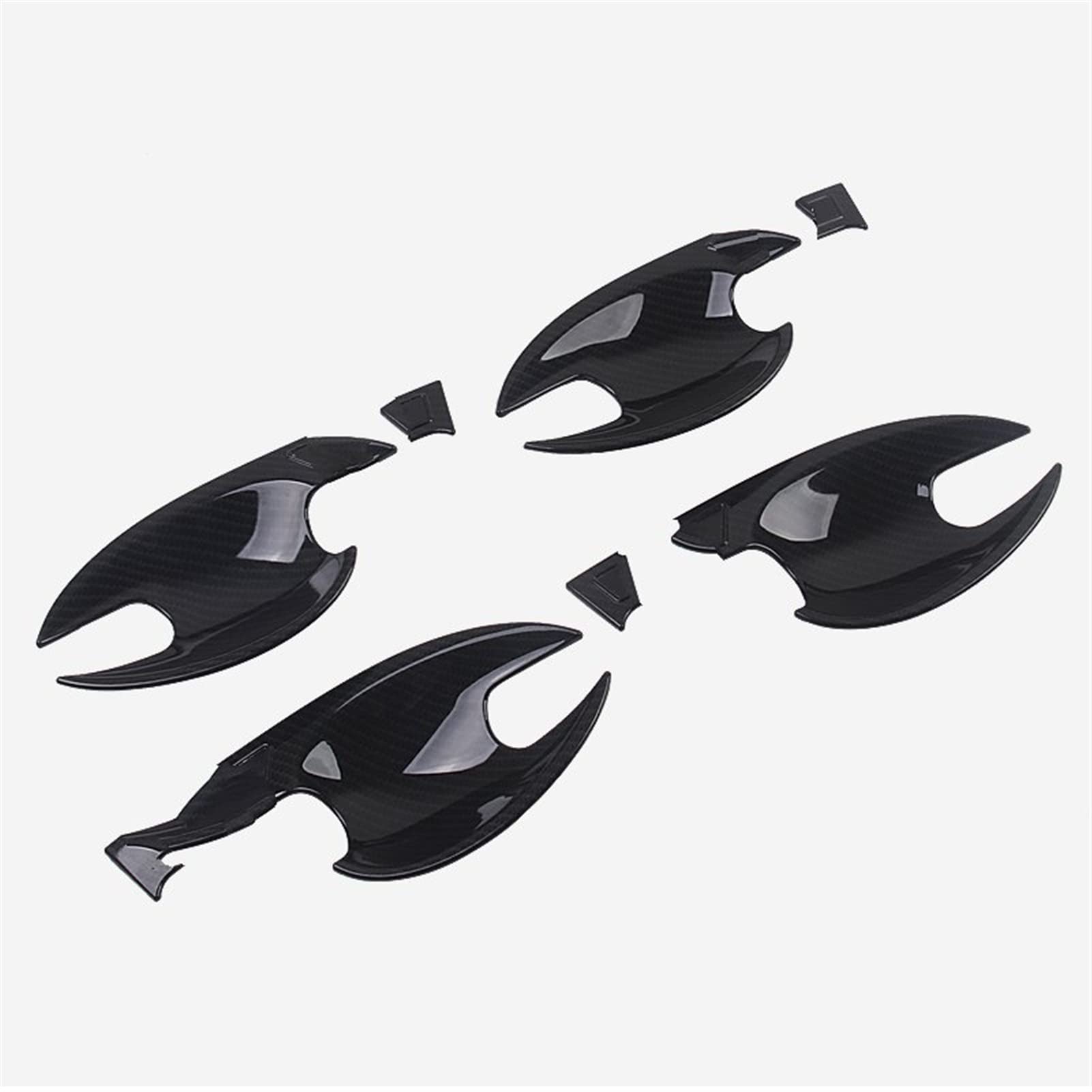 Fahbstr 2 Exterior Door Handle Cover For Mazda Cx-5 Cx5 Kf 017-020 Carbon Fiber Car External Outer Door Handle Bowl Catch Cover Protection Trim Sticker(2)