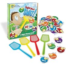 Learning Resources Sight Word Swat A Sight Words Game - Phonics Flash Cards, Board Games for Kids, Montessori Spelling , Homeschool, Classroom Must Haves, Teacher Supplies, Gifts for Boys and Girls