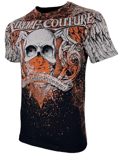 Xtreme Couture by Affliction Men's T-Shirt Orthodox Skull Biker4