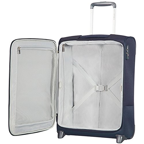 Samsonite Base Boost Upright S Bagaglio a Mano, 55 cm, 41 L, Serratura TSA, Blu (Navy Blue)