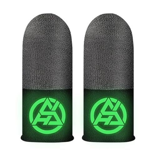 Manchon de doigt pour le jeu,Manchons de doigt de jeu, manchon brillant du bout des doigts, Doigts pour jeux mobiles, fonctionnement fluide, protège-doigts pour tablettes de téléphones portables