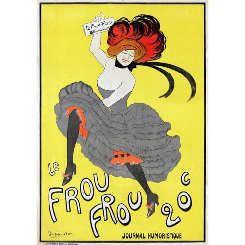 Impression giclée Frou Frou pour créer une ambiance bistrot parisien rétro chic