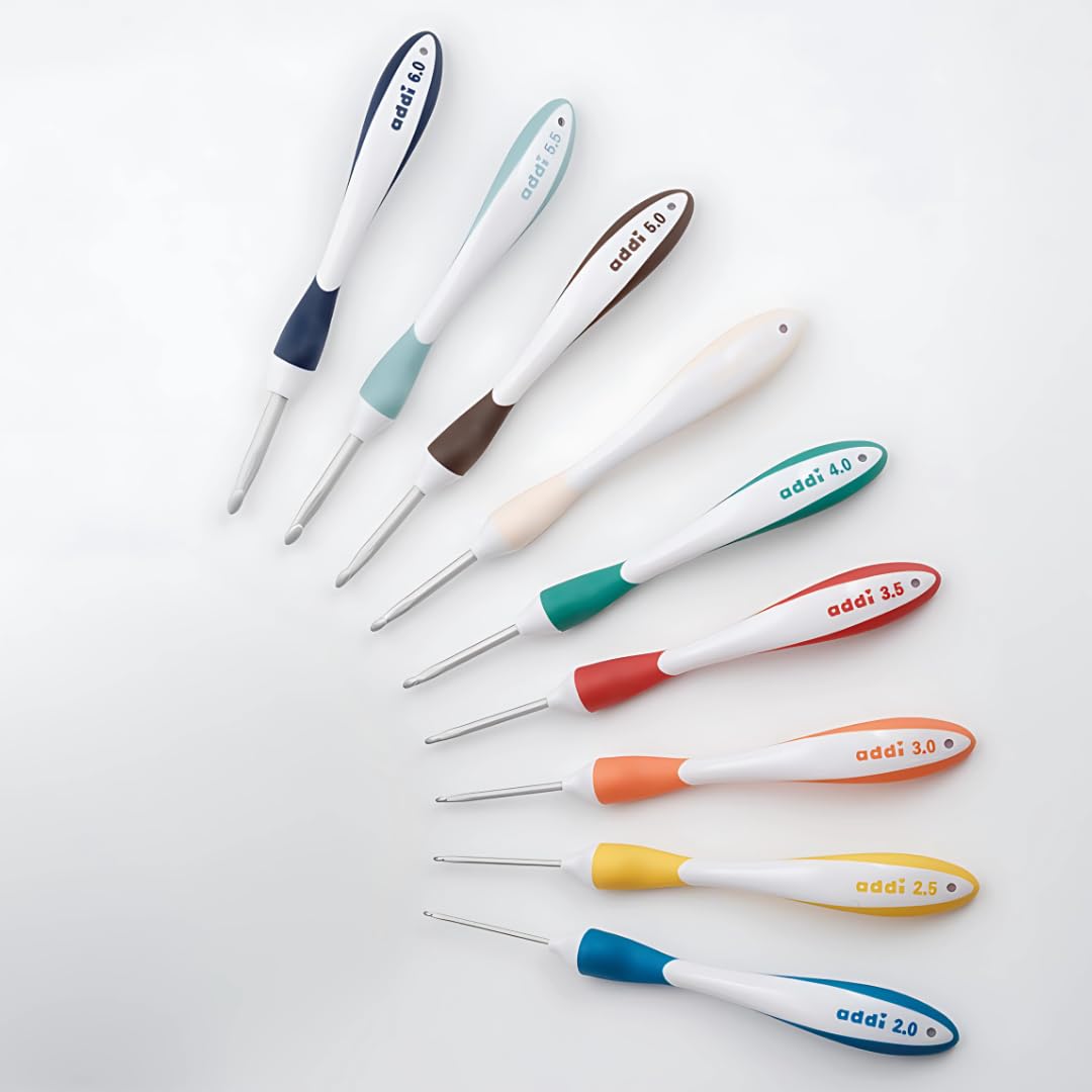 Amazon.com: addi Swing Maxi Crochet Hook Set of 9 - New with