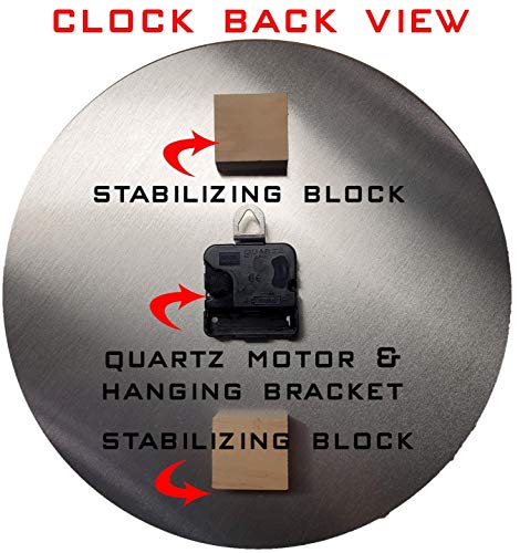 Decorative Concepts Tiki Bar Always 5 O'clock 18" Diameter Aluminum Metal Round Wall Clock #TOP3