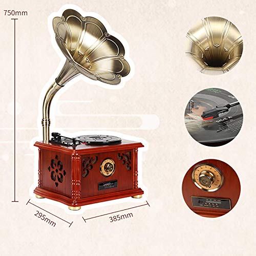 Tourne-disque en bois massif – Phonographe rétro – Pour les amoureux - Les Beatles, Paul McCartney, John Lennon, RIngo Starr, George Harrison Tourne-disque en bois massif - Phonographe rétro - Pour les amoureux – Image 5