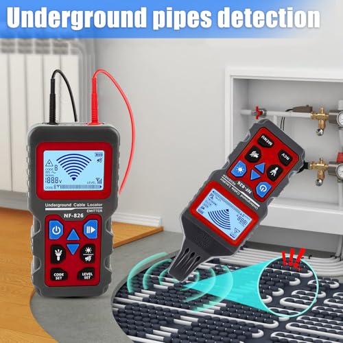 Noyafa NF-826 Underground Cable Tester Locator Circuit Tracer Metal Pipe Detector Wire Tracker Tool Detects Wall\Underground Wires thumb #2