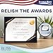 Icona Bay 8.5x11 Black Certificate Frame, Modern Style Wood Composite Document Frame, Table Top or Wall Mount, Bliss Collection