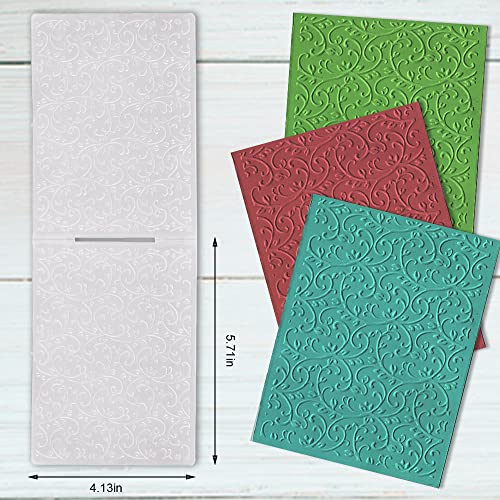 Langfon Lace Flower Embossing Folders For Card Making, Flowers Frame Background Diy Plastic Template Photo Album Card Paper Handmade Scrapbooking Diy Craft Decoration Template Mold #TOP1