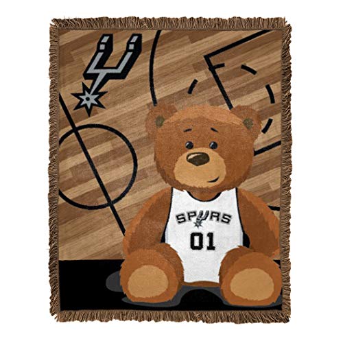 NBA San Antonio Spurs Baby Woven Jacquard Throw Blanket, 36" x 46"