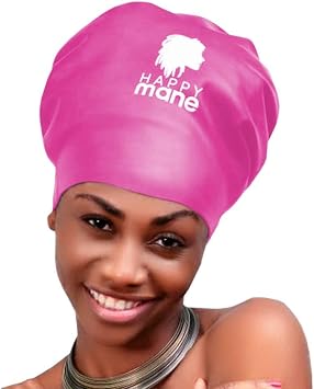 Silicon Swim Cap for Braids and Dreadlock