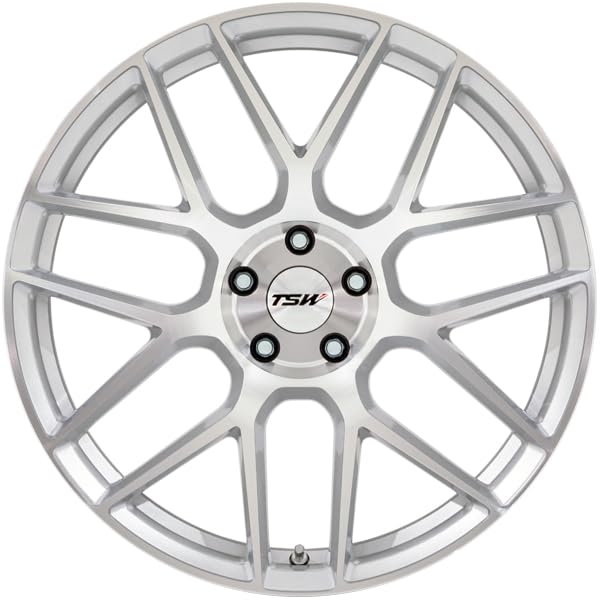 TSW TW002 22X9 5X4.5 G-SLV-MACH 38MM Custom Wheel