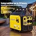 Tradreright 3500W Portable Inverter Generator Petrol Generator, 4 Stroke Silent Pure Sine Wave Generator for Camping, RV Travel, Home, or Job Sites