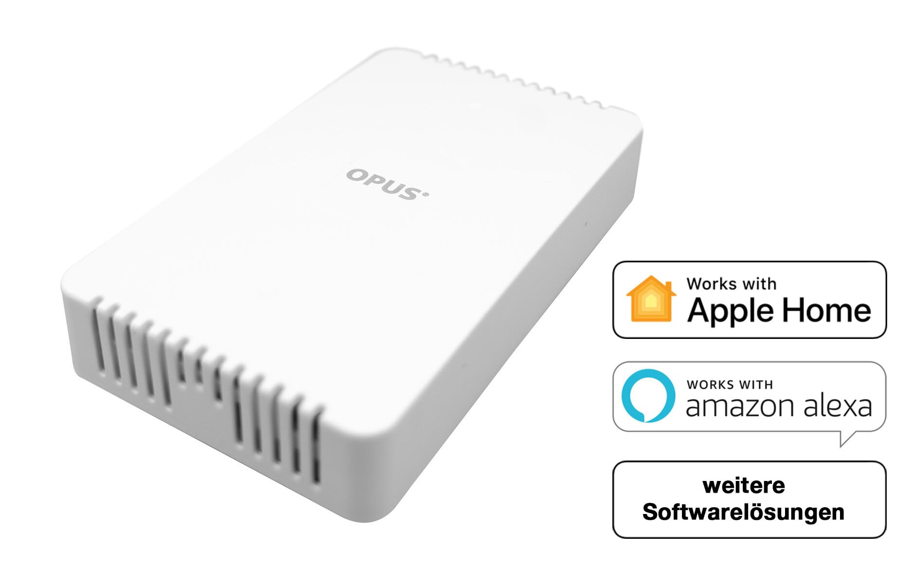 JÄGER OPUS IQ DOT Smart Home Steuergateway - MQTT API Schnittstelle für Apple HomeKit Amazon Alexa - Hutschiene PoE Gebäudeautomation wM-BUS EnOcean WiFi Bridge Made in Germany Hessen