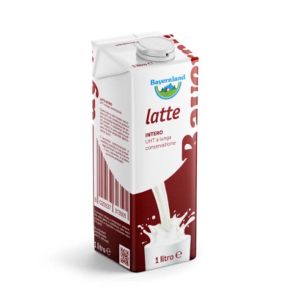 Bayernland - Latte intero UHT a lunga conservazione 12 lt