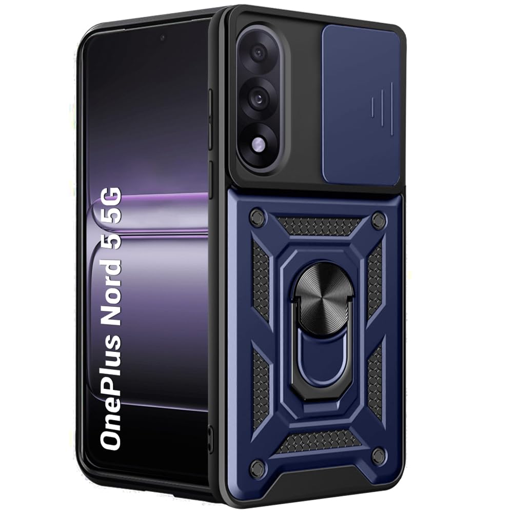 TheGiftKart Tough Armor Bumper Back Cover Case for OnePlus Nord CE 6 5G | Kickstand & Ring Holder | 360 Degree Protection Back Case Cover for OnePlus Nord CE6 (PC & TPU, Sliding Camera Cover, Black) — Amazon image 20